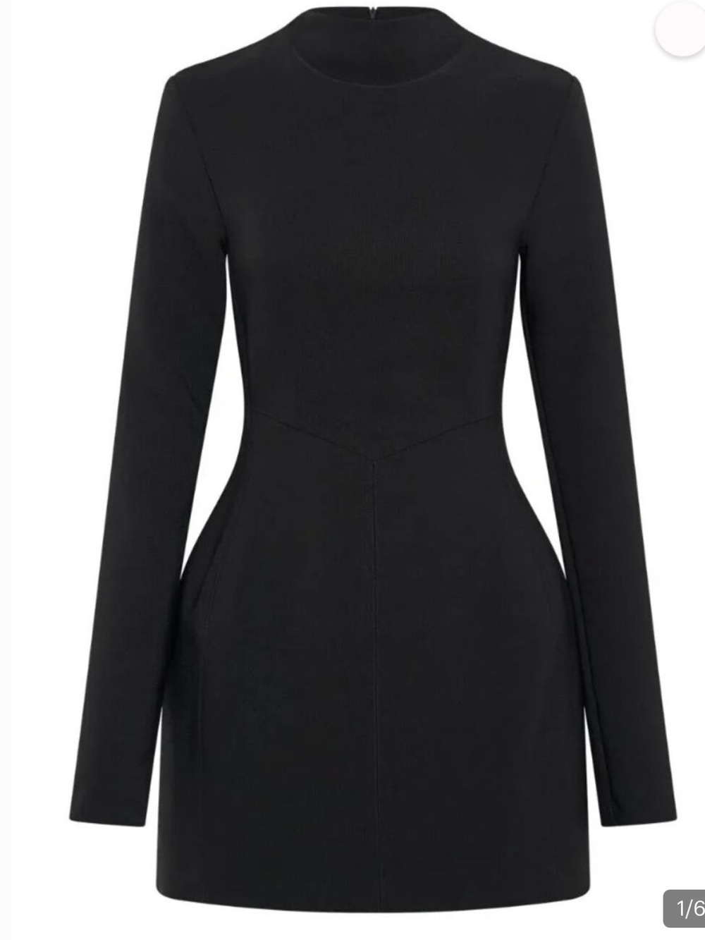 Rachel Gilbert Mya Mini Dress in Black